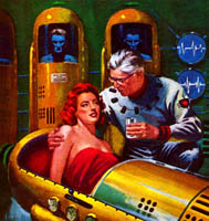 Fifties Cryonics SF Cover